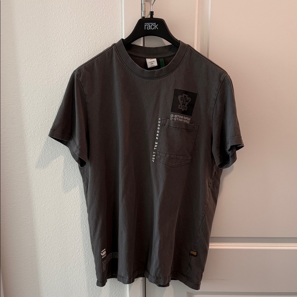 G-Star Charcoal Graphic Men's Tee